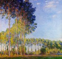 Monet, Claude Oscar - Poplars on the Banks of the River Epte, Seen from the Marsh